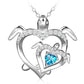 AZURE LEAF Love Turtle beach necklace